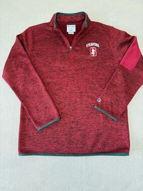 Champion 
Stanford Cardinals Quarter Zip
Mens Size L